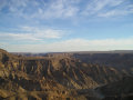 Sunset over Fishriver Canyon