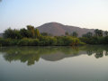 Kunene River with Angola in the background