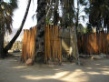 Showers & toilets at the camp in Epupa