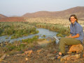 Jane overlooking Epupa Falls